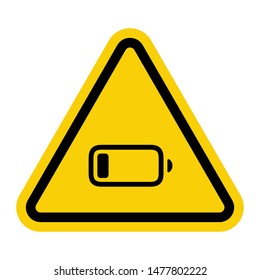 warning attention sign with exclamation mark symbol