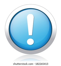 warning attention sign with exclamation mark symbol