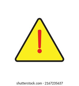 warning, attention sign vector design