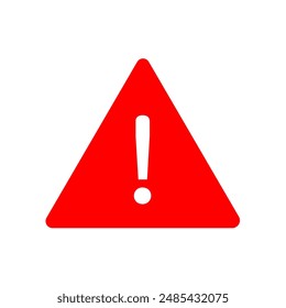 Advertencia, atención - Ilustración vectorial de señales	
