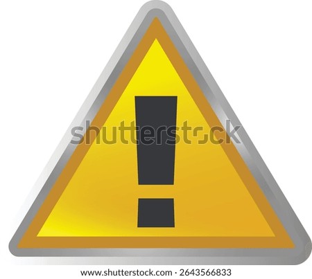 Warning attention Vector icon. exclamation mark symbol Vector icon. error icons.