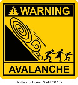 Aviso, sinal AVALANCHE e rótulo de vetor