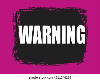 warning banner