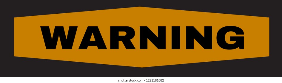 warning banner ,sign symbol, vector illustration.