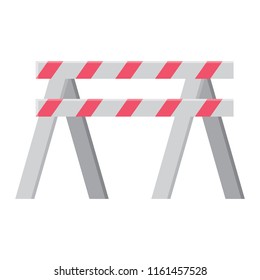 warning barrier icon