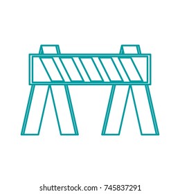 warning barrier icon