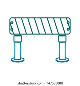 warning barrier icon