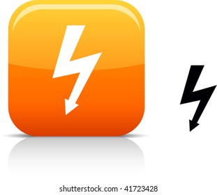 icono de advertencia. Ilustración vectorial.