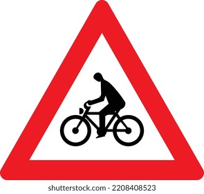 Warning for bikes and cyclists