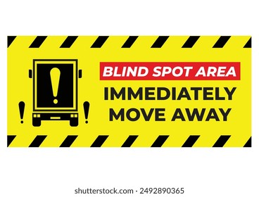 Blind-Spot-Warnbereich! Sicherheit sofort entfernen.