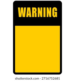 Warning, board and sign vector