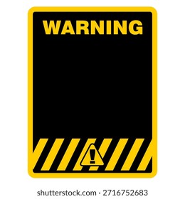 Warning, board and sign vector