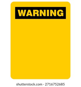 Advertencia, placa y Vector de la señal
