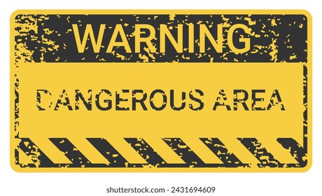 Warning, caution and dangerous area alert attention