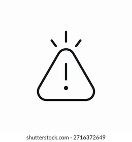 Vector de signo de advertencia de advertencia