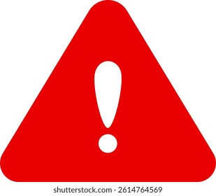 Warning Caution Symbol Red White Triangle