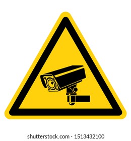 Similar Images, Stock Photos & Vectors of Video surveillance sign. CCTV ...