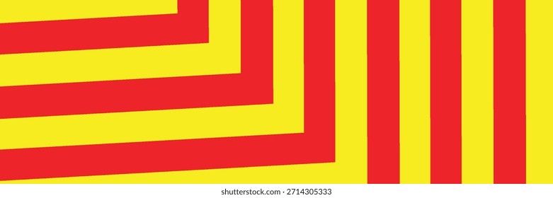 ilustração do vetor de fundo amarelo vermelho divisa de aviso