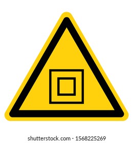 Warning Class II Equipment Symbol Sign, Vector Illustration, Isolate On White Background Label. EPS10
