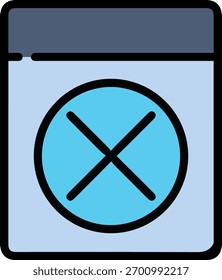 Ilustração de símbolo de ícone de cor de aviso em design de vetor plano moderno para sinais de segurança e atenção
