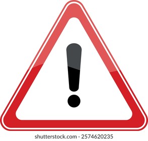 warning danger icon. Caution alarm alert set, triangle warn sign , attention vector icon, red yellow black color