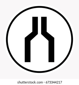 warning and danger sign attention symbol.