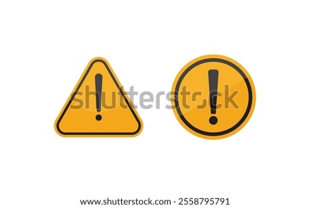 Warning danger sign, Caution warning sign, Road sign, Traffic Symbol