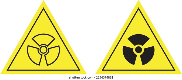warning and Danger sing icon simple trendy flat style line and solid Isolated vector illustration on white background. For apps, logo, websites, symbol , UI, UX, graphic and web design. EPS 10.