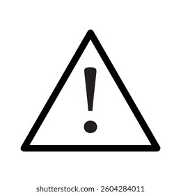 Warning danger triangle icon in line set isolated on white background hazardous vector apps and website material symbol in trendy style. Globally Harmonized System All classes caution in eps 10.