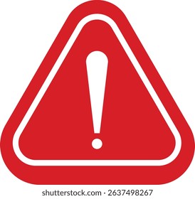 Warning danger triangle icon set. Vector isolated on transparent background hazardous apps and website material symbol in trendy style. Globally harmonized system all classes caution