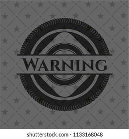 Warning dark emblem