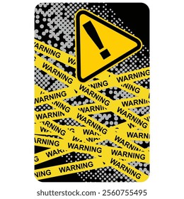 Warning, do not enter, wallpaper vector