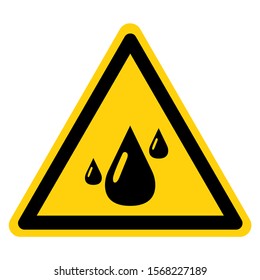Warning Do Not Let Water And Humidity Touch The Filter Symbol Sign, Vector Illustration, Isolate On White Background Label .EPS10