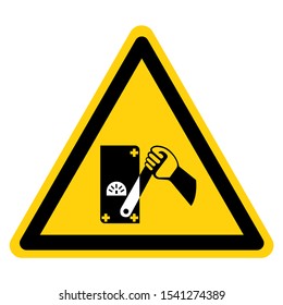 Warning Do Not Operate Symbol Sign, Vector Illustration, Isolated On White Background Label .EPS10