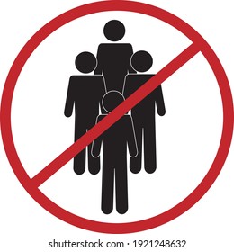 WARNING, DON'T GATHER IN CROWD