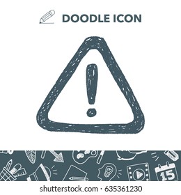 warning doodle
