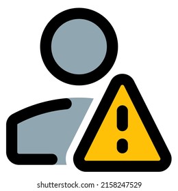 advertencia con diseño de signo de exclamación para estafa de phishing en línea