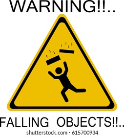 Warning Falling Objects Icon