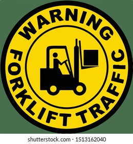 Forklift Warning Images Stock Photos Vectors Shutterstock