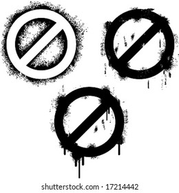 warning grunge symbol