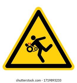 Warning Guard Remove Risk Of Severe Injury Symbol Sign ,Vector Illustration, Isolate On White Background Label. EPS10