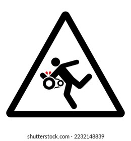 Warning Guard Remove Risk Of Severe Injury Symbol Sign ,Vector Illustration, Isolate On White Background Label. EPS10