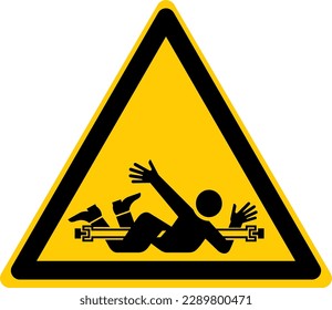 Warning Hazard Caution ISO Signs Icon Symbol Pictogram Entanglement Rotating Shaft