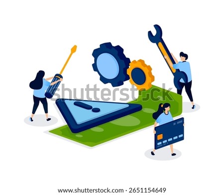 warning hazard sign within a financial system illustrates overspending risks, urging consumers to avoid excessive consumption and credit misuse. Can be used for banner, mobile app, website, ads