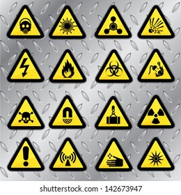 Warning and hazard sings