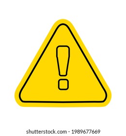 warning hazard triangle signs logo vector 