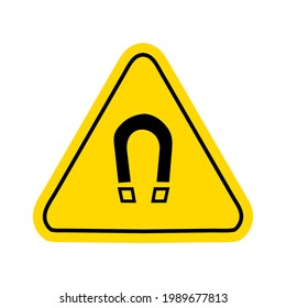 warning hazard triangle signs logo vector 