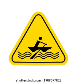 warning hazard triangle signs logo vector 