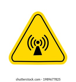 warning hazard triangle signs logo vector 