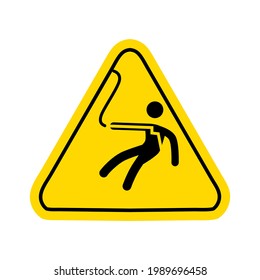 warning hazard triangle zigns  vector